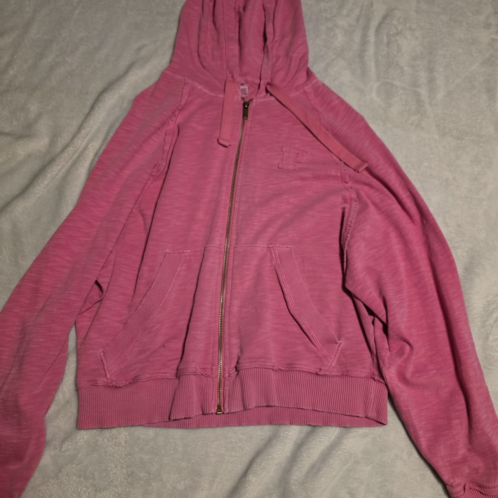 PINK Victoria's Secret Fuchsia Zip-Up Jacket